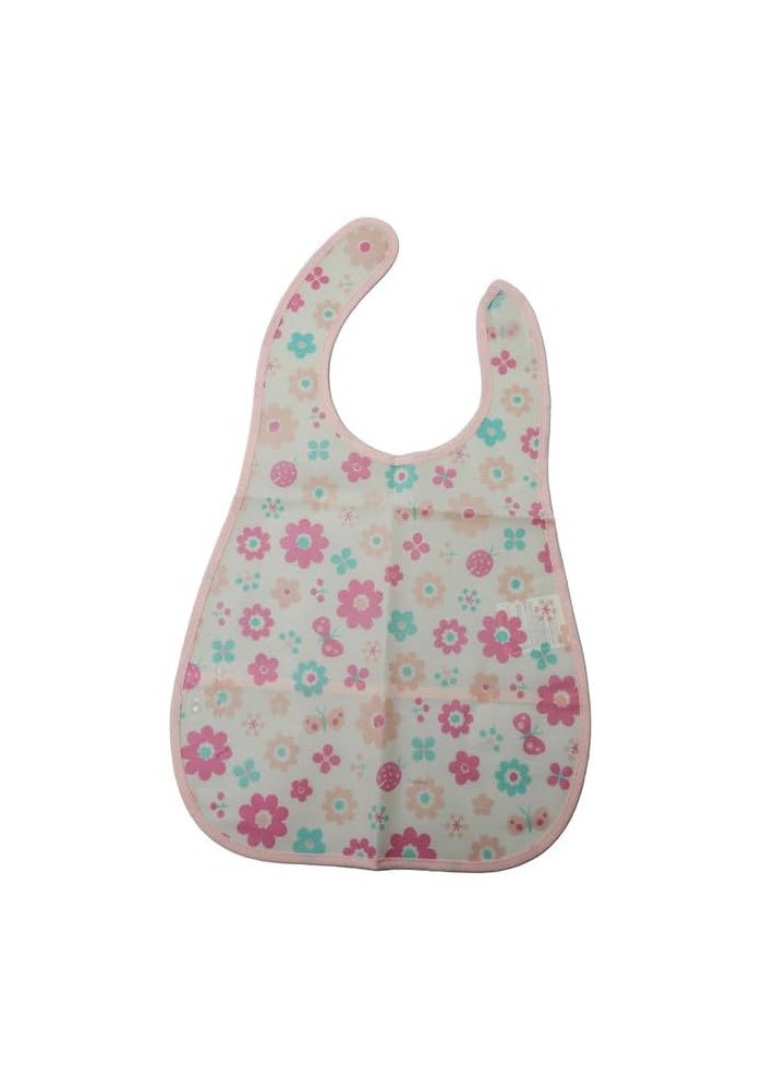 Daiso Flower Fancy Bib - Cute Baby Feeding & Drool Bib - Image 1